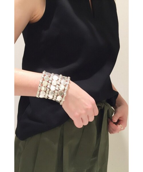 IENA（イエナ）の「タイプライター リボンイージーパンツ◆（パンツ・レディース・ベージュ/カーキ・34/36/38/40）」の17枚目の写真