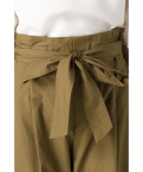 IENA（イエナ）の「タイプライター リボンイージーパンツ◆（パンツ・レディース・ベージュ/カーキ・34/36/38/40）」の8枚目の写真