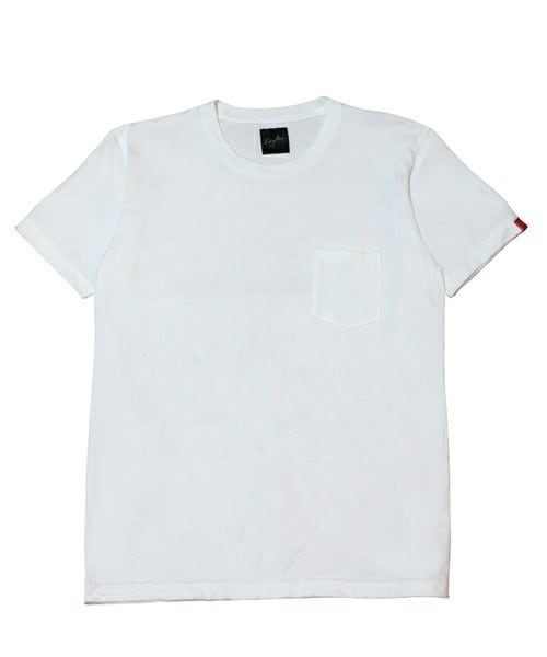 Leyline(レイライン)の「Pocket tee(Tシャツ/カットソー・レディース・White/Gray・S/M/L/XL)」の1枚目の写真