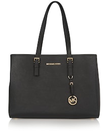 MICHAEL KORS | MICHAEL Michael Kors Jet Set Travel Textured-Leather Tote Michael Michael Kors(トートバッグ)