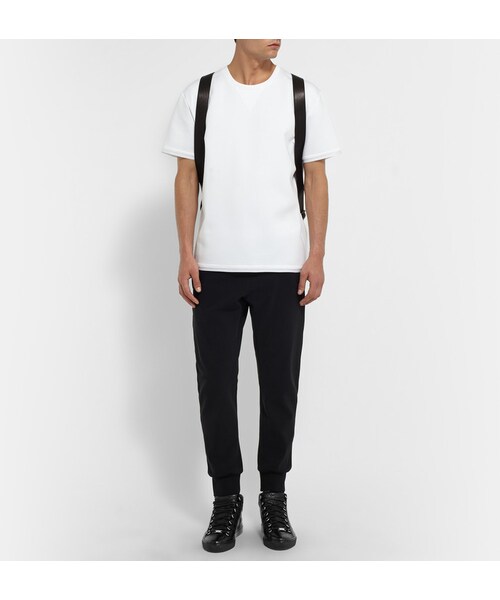 BALENCIAGA（バレンシアガ）の「Balenciaga Arena Creased-Leather High-Top Sneakers（スニーカー・メンズ・Black・EU 39 (US 6)/EU 40 (US 7)/EU 41 (US 8)/EU 42 (US 9)/EU 43 (US 10)/EU 44 (US 11)/EU 45 (US 12)/EU 46 (US 13)）」の4枚目の写真