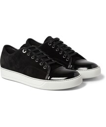 LANVIN | Lanvin Suede and Patent-Leather Sneakers(スニーカー)