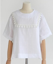 DHOLIC | スクエアタッセルカラーブラウス(シャツ/ブラウス)