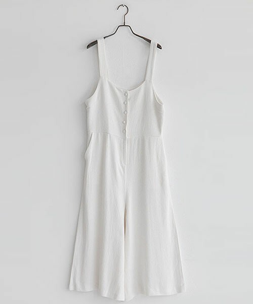 DHOLIC（ディーホリック）の「ライトカラーガウチョオールインワン（つなぎ/オールインワン・レディース・ミント/ベージュ/アイボリー・FREE）」の2枚目の写真