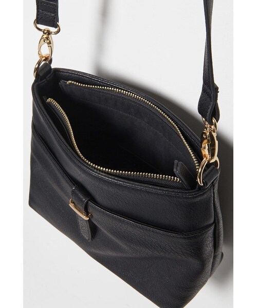 FOREVER 21(フォーエバー トゥエンティーワン)の「FOREVER 21 Classic Faux Leather Crossbody(ハンドバッグ・レディース・Black/Beige/Red・One size)」の9枚目の写真