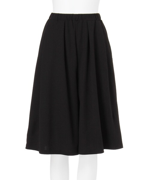 MURUA（ムルーア）の「【MODE】カットハーフガウチョパンツ（パンツ・レディース・ホワイト/ブラック・F）」の2枚目の写真