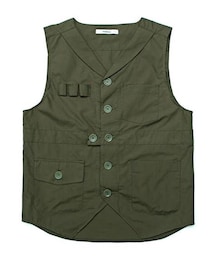 wisdom | Shawl Collar (Multi-Pocket) Vest(その他)
