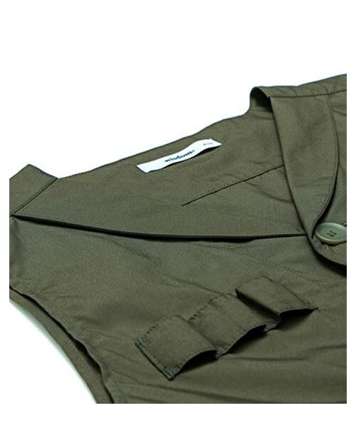 wisdom（ウィズダム）の「Shawl Collar (Multi-Pocket) Vest（その他・メンズ・橄欖綠）」の2枚目の写真