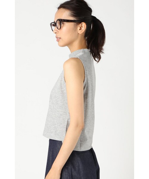 plage（プラージュ）の「ミニウラケ ノースリーブプルオーバー◆（トップス・レディース・ブラック/グレー/ホワイト・フリー）」の6枚目の写真