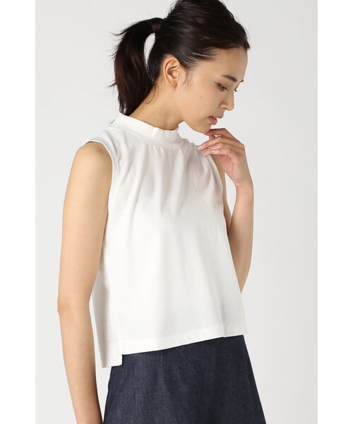 plage（プラージュ）の「ミニウラケ ノースリーブプルオーバー◆（トップス・レディース・ブラック/グレー/ホワイト・フリー）」の2枚目の写真