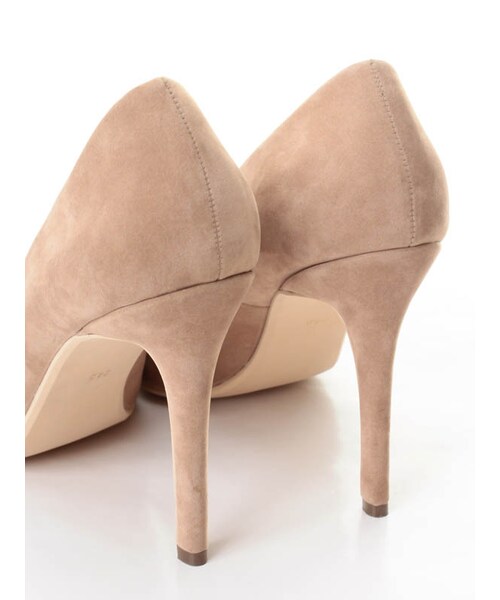 31 Sons de mode（トランテアン　ソン　ドゥ　モード）の「ポインテッドスエードパンプス《予約アイテム》（シューズ・レディース・ブラック/カーキグリーン/ベージュ/レッド・S/M/L）」の10枚目の写真