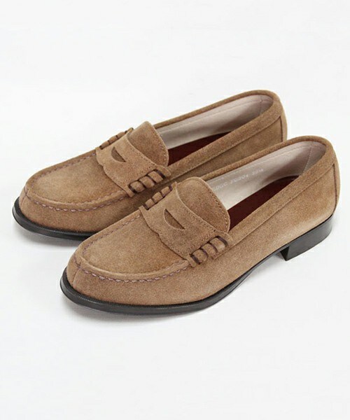 HARUTA（ハルタ）の「【JJ掲載】HARUTA スウェードローファー（その他シューズ・レディース・ブラック/ベージュ/ネイビー・23/23.5/24）」の2枚目の写真