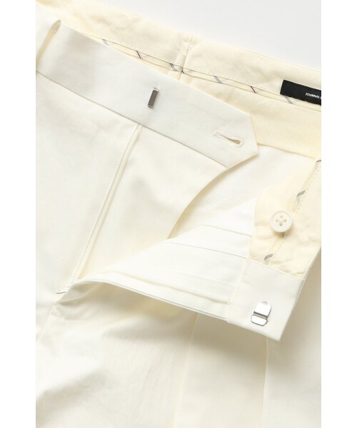 JOURNAL STANDARD（ジャーナルスタンダード）の「《予約》Cギャバクロップドワイドパンツ◆（パンツ・レディース・ブラック/ホワイト/ベージュ・36/38/40）」の14枚目の写真