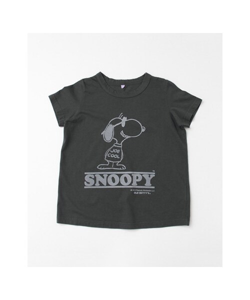 URBAN RESEARCH DOORS（アーバンリサーチドアーズ）の「SNOOPY Tシャツ JOE COOL(KIDS)（トップス・White/Charcoal・90/105/120/135）」の2枚目の写真