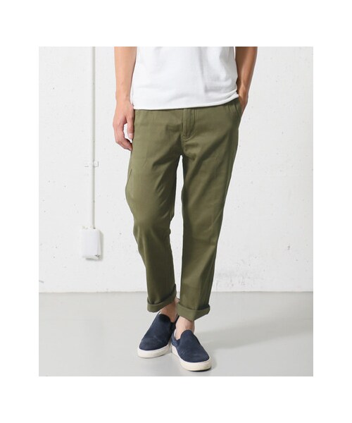 URBAN RESEARCH DOORS（アーバンリサーチドアーズ）の「タイト9分丈トラウザー（パンツ・メンズ・Navy/Khaki/Beige/Off・36/38/40）」の8枚目の写真