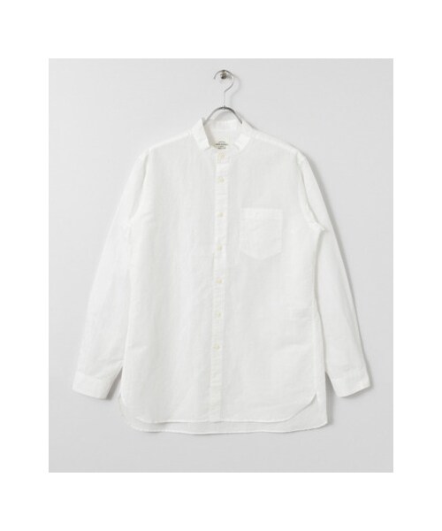 URBAN RESEARCH（アーバンリサーチ）の「バンドカラー ロングシャツ（トップス・メンズ・インディゴ/グレー/ホワイト・M/L）」の2枚目の写真