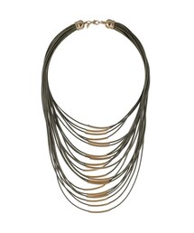 TOPSHOP | Threaded multi-row necklace(ネックレス)