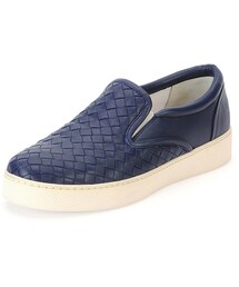 BOTTEGA VENETA | Bottega Veneta Napa Intrecciato Woven Skate Sneaker, Atlantic Blue(スニーカー)