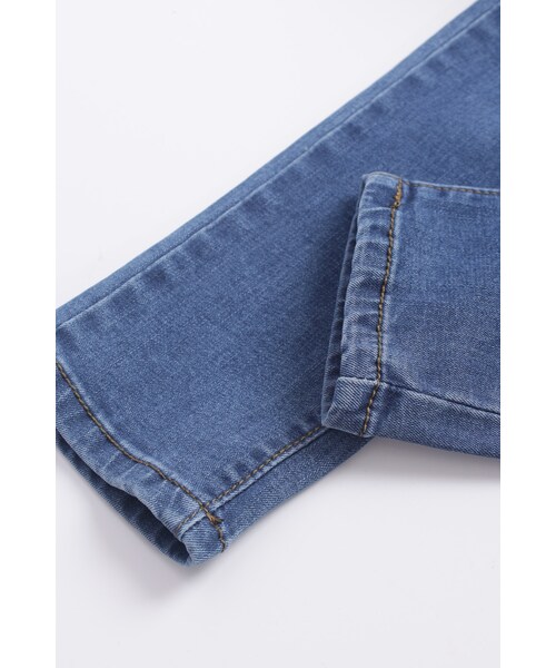ORENDA（オレンダ）の「這刷色覺得好顯瘦的牛仔褲（パンツ・レディース・藍・S/M/L/XL）」の13枚目の写真