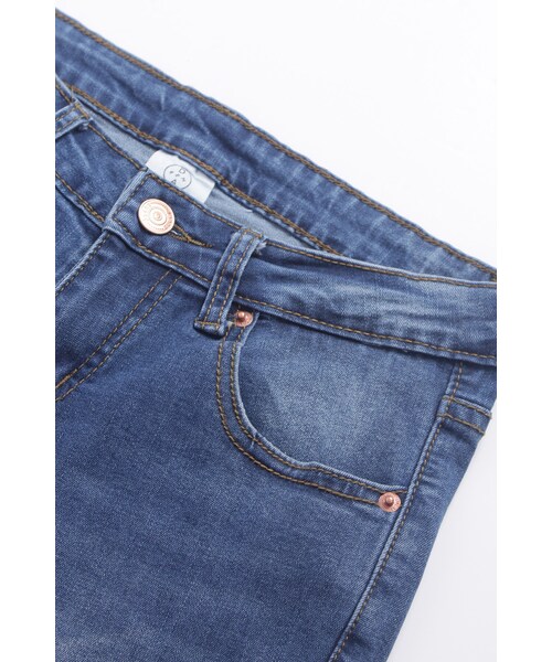 ORENDA（オレンダ）の「這刷色覺得好顯瘦的牛仔褲（パンツ・レディース・藍・S/M/L/XL）」の12枚目の写真