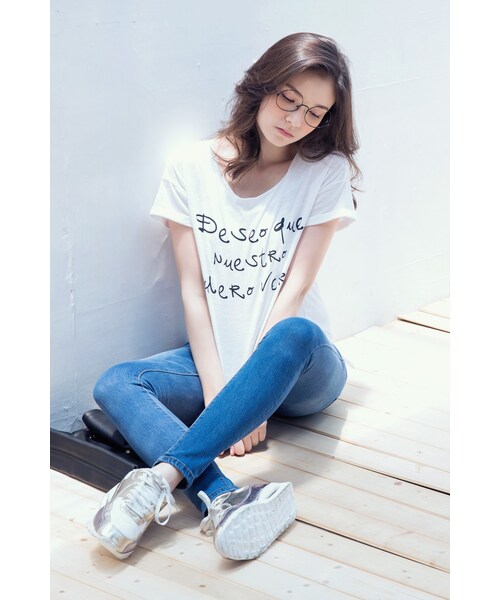 ORENDA（オレンダ）の「這刷色覺得好顯瘦的牛仔褲（パンツ・レディース・藍・S/M/L/XL）」の7枚目の写真