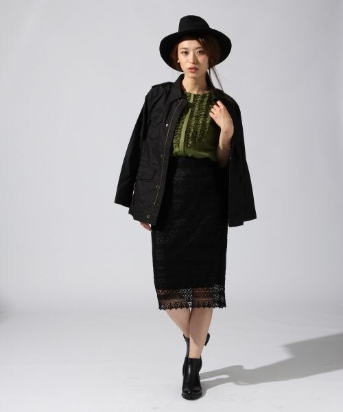 BLISS POINT（ブリスポイント）の「タイプライターM51（ジャケット/アウター・レディース・ブラック/カーキ・M/L）」の3枚目の写真