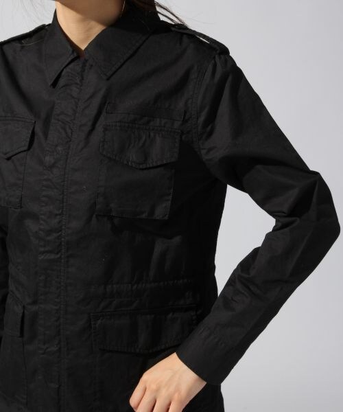 BLISS POINT（ブリスポイント）の「タイプライターM51（ジャケット/アウター・レディース・ブラック/カーキ・M/L）」の9枚目の写真