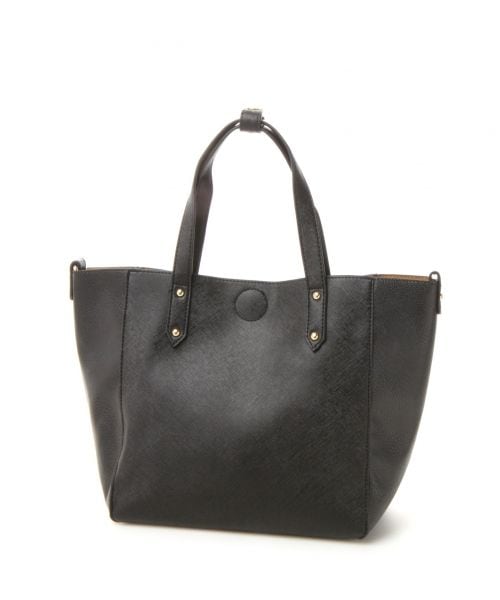 BLISS POINT(ブリスポイント)の「15AW_BASIC2WAYミニトート(バッグ・レディース・ブラック/パイソン/ボルドー/キャメル・ONE SIZE)」の1枚目の写真