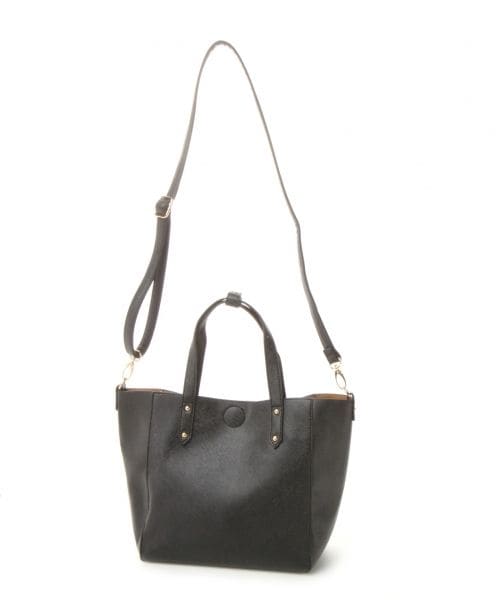 BLISS POINT(ブリスポイント)の「15AW_BASIC2WAYミニトート(バッグ・レディース・ブラック/パイソン/ボルドー/キャメル・ONE SIZE)」の8枚目の写真