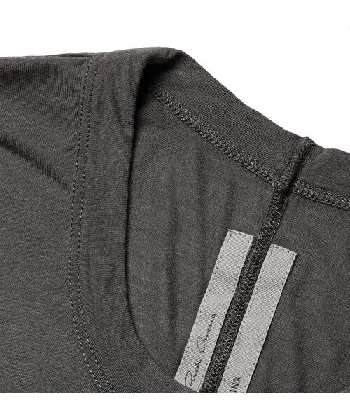 Rick Owens（リックオウエンス）の「Rick Owens Slim-Fit Jersey T-Shirt（Tシャツ/カットソー・メンズ・Gray・XS/S/M/L/XL）」の2枚目の写真
