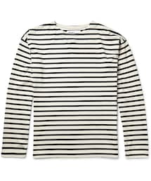 MARGARET HOWELL | Margaret Howell MHL Striped Cotton T-Shirt(Tシャツ/カットソー)