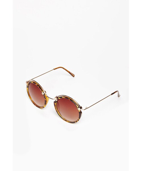FOREVER 21(フォーエバー トゥエンティーワン)の「FOREVER 21+ Spitfire Ateen Sunglasses(サングラス・レディース・Brown・One size)」の1枚目の写真