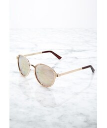 FOREVER 21 | FOREVER 21 Mirrored Metal-Frame Sunglasses(サングラス)