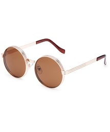 FOREVER 21 | FOREVER 21 Stacked Metal-Frame Round Sunglasses(サングラス)