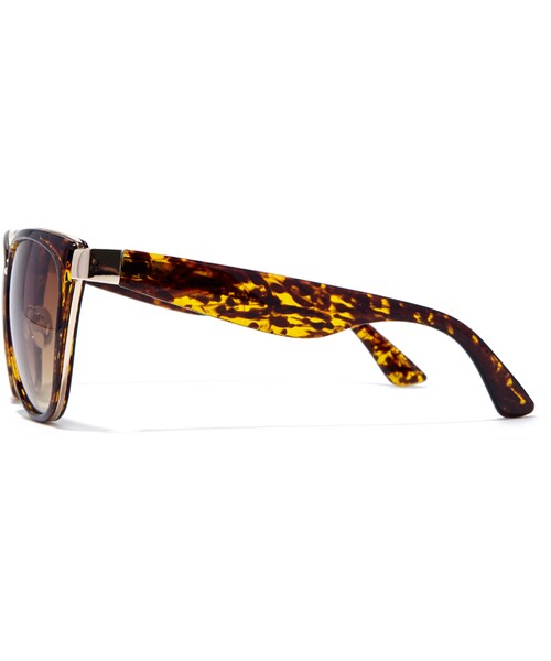 FOREVER 21（フォーエバー トゥエンティーワン）の「FOREVER 21 Crackled Cat Eye Sunglasses（サングラス・レディース・Brown・One size）」の4枚目の写真