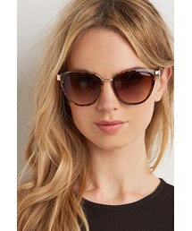 FOREVER 21 | FOREVER 21 Crackled Cat Eye Sunglasses(サングラス)