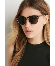 FOREVER 21 | FOREVER 21 Tortoiseshell Browline Sunglasses(サングラス)