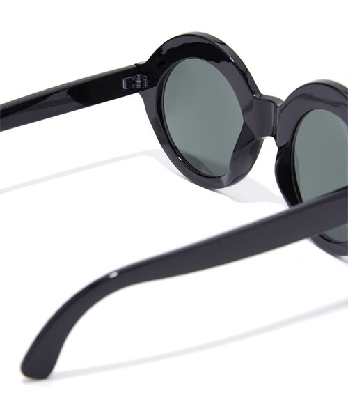 FOREVER 21(フォーエバー トゥエンティーワン)の「FOREVER 21 Classic Round Sunglasses(サングラス・レディース・Black/Brown・One size)」の10枚目の写真