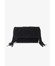 FOREVER 21 | FOREVER 21+ Fringed Suede Clutch(クラッチバッグ)
