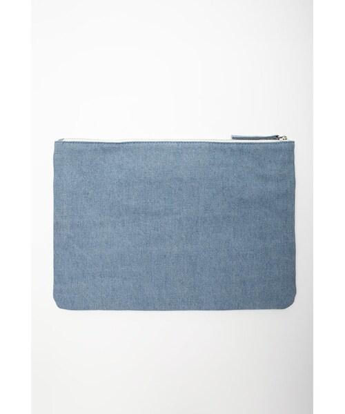 FOREVER 21（フォーエバー トゥエンティーワン）の「FOREVER 21+ Unstructured Denim Clutch（クラッチバッグ・レディース・Blue・One size）」の6枚目の写真