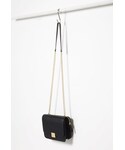 Forever 21 | FOREVER 21 Faux Leather Chain-Strapped Crossbody(Shoulderbag)