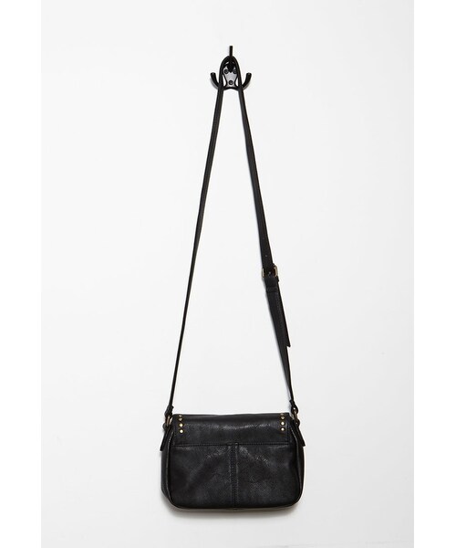 FOREVER 21（フォーエバー トゥエンティーワン）の「FOREVER 21+ Studded Faux Leather Crossbody（ショルダーバッグ・レディース・Black/Brown・One size）」の7枚目の写真
