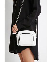 FOREVER 21 | FOREVER 21 Chained Faux Leather Crossbody(ショルダーバッグ)