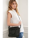 Forever 21 | FOREVER 21 Faux Leather Crossbody Trapeze Bag(單肩包)