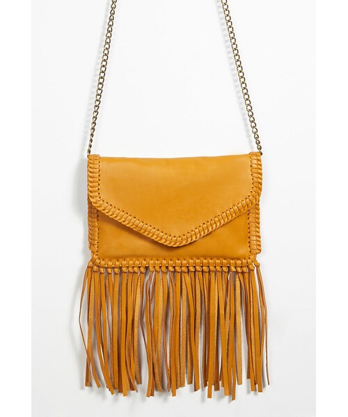FOREVER 21（フォーエバー トゥエンティーワン）の「FOREVER 21+ Faux Leather Fringe Crossbody（ショルダーバッグ・レディース・Black/White/Orange・One size）」の6枚目の写真