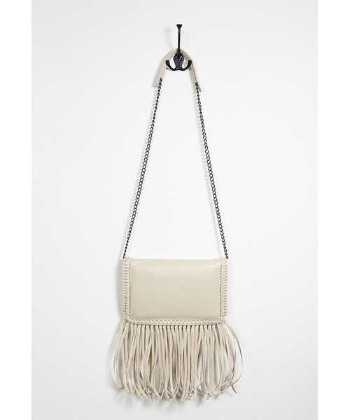 FOREVER 21（フォーエバー トゥエンティーワン）の「FOREVER 21+ Faux Leather Fringe Crossbody（ショルダーバッグ・レディース・Black/White/Orange・One size）」の21枚目の写真