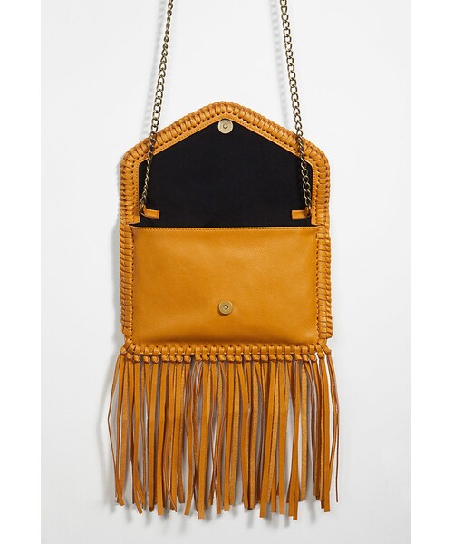 FOREVER 21（フォーエバー トゥエンティーワン）の「FOREVER 21+ Faux Leather Fringe Crossbody（ショルダーバッグ・レディース・Black/White/Orange・One size）」の16枚目の写真