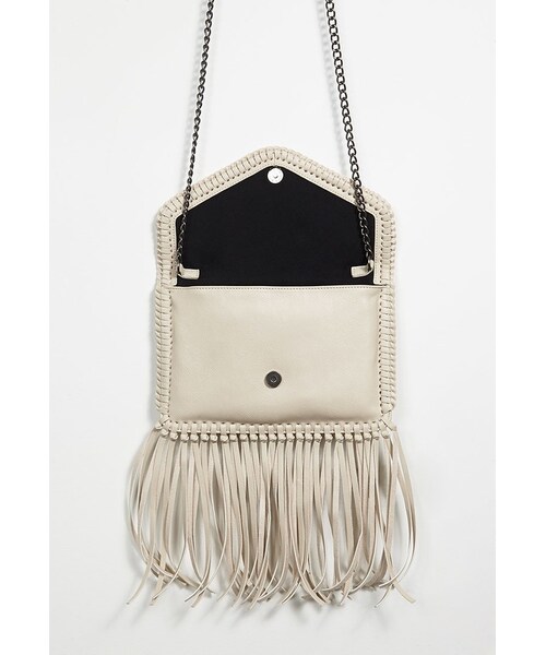 FOREVER 21（フォーエバー トゥエンティーワン）の「FOREVER 21+ Faux Leather Fringe Crossbody（ショルダーバッグ・レディース・Black/White/Orange・One size）」の10枚目の写真