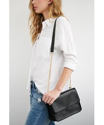 FOREVER 21 | FOREVER 21 Structured Flap-Top Crossbody(ショルダーバッグ)