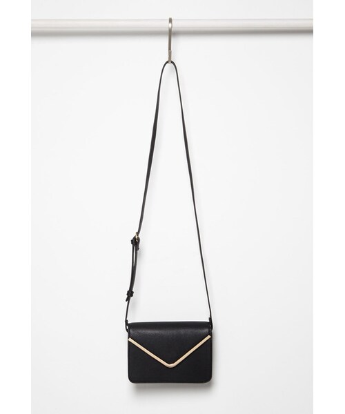 FOREVER 21（フォーエバー トゥエンティーワン）の「FOREVER 21 Mini Faux Leather Crossbody（ショルダーバッグ・レディース・Black/Brown・One size）」の7枚目の写真